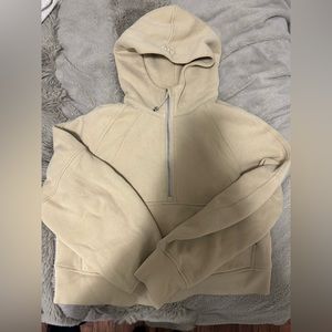 Lululemon Scuba Oversized half zip hoodie
